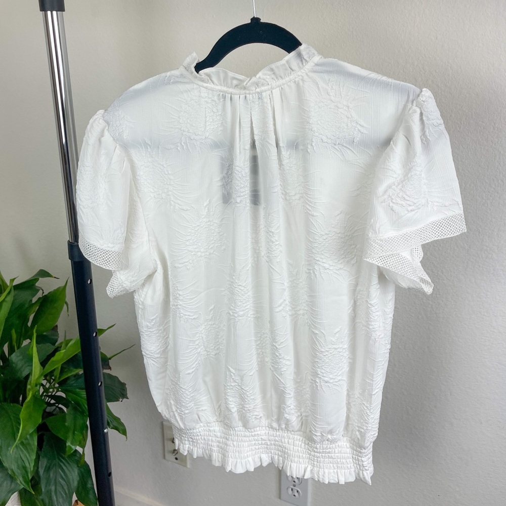 MARC NEW YORK | Beautiful Hem Blouse | Antique White - Picture 4 of 7